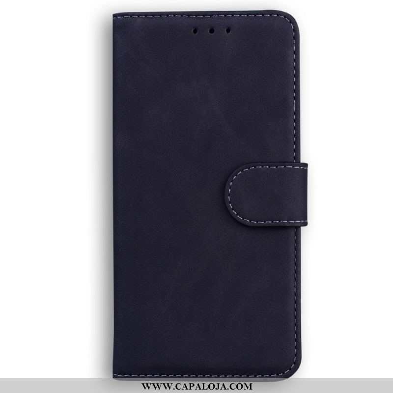 Capa Flip Para Samsung Galaxy A14 / A14 5G Costuras Expostas