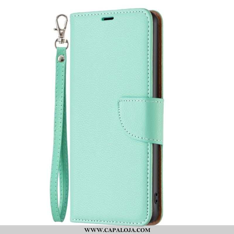 Capa Flip Para Samsung Galaxy A14 / A14 5G De Cordão Fecho Alça Oblíqua