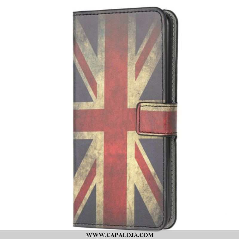 Capa Flip Para Samsung Galaxy A42 5G Bandeira Da Inglaterra