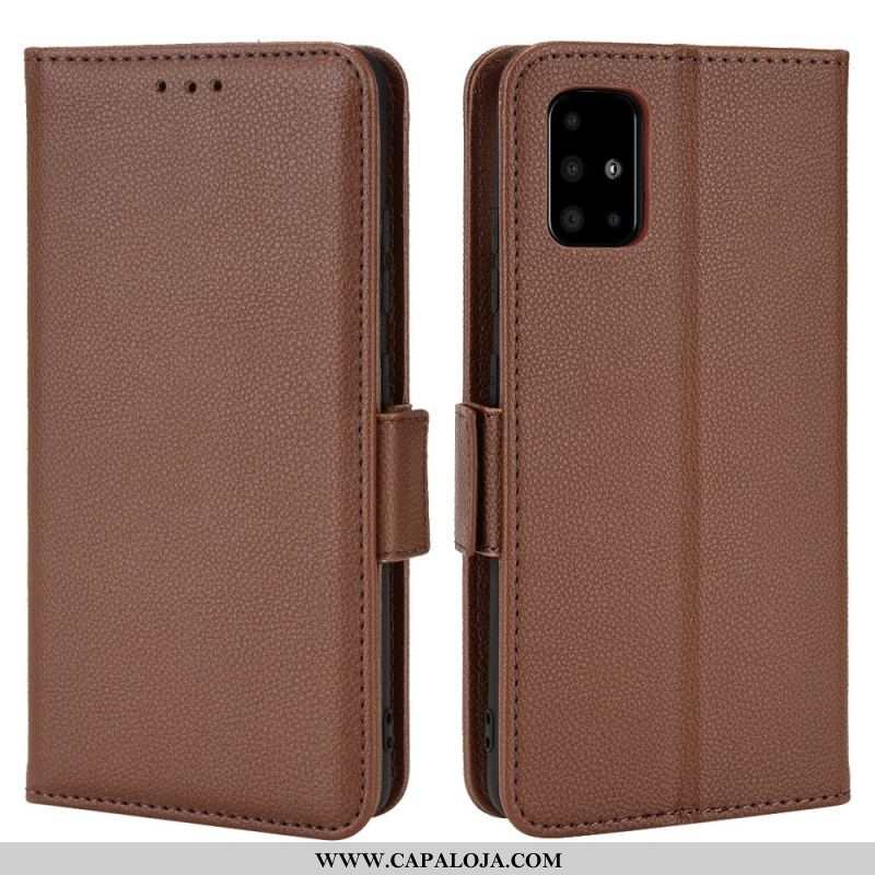 Capa Flip Para Samsung Galaxy A51 5G De Couro Aba Dupla Novas Cores