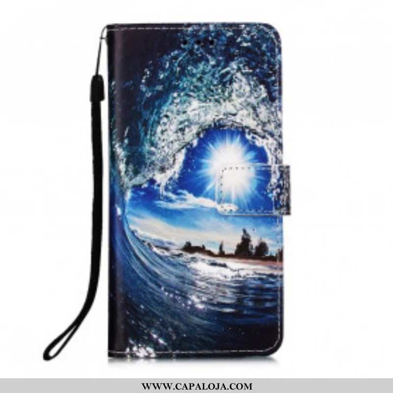 Capa Flip Para Samsung Galaxy A52 4G / A52 5G / A52s 5G Ama A Onda