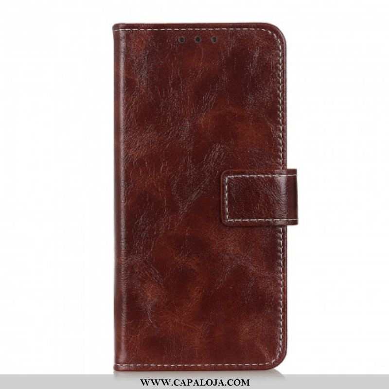 Capa Flip Para Samsung Galaxy A52 4G / A52 5G / A52s 5G Costuras Expostas