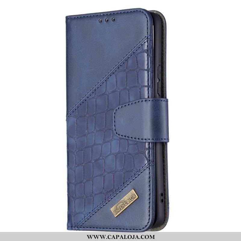 Capa Flip Para Samsung Galaxy A53 5G Estilo De Pele De Crocodilo Binfen Color