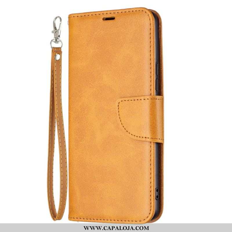 Capa Flip Para Samsung Galaxy A53 5G Fecho Oblíquo Liso