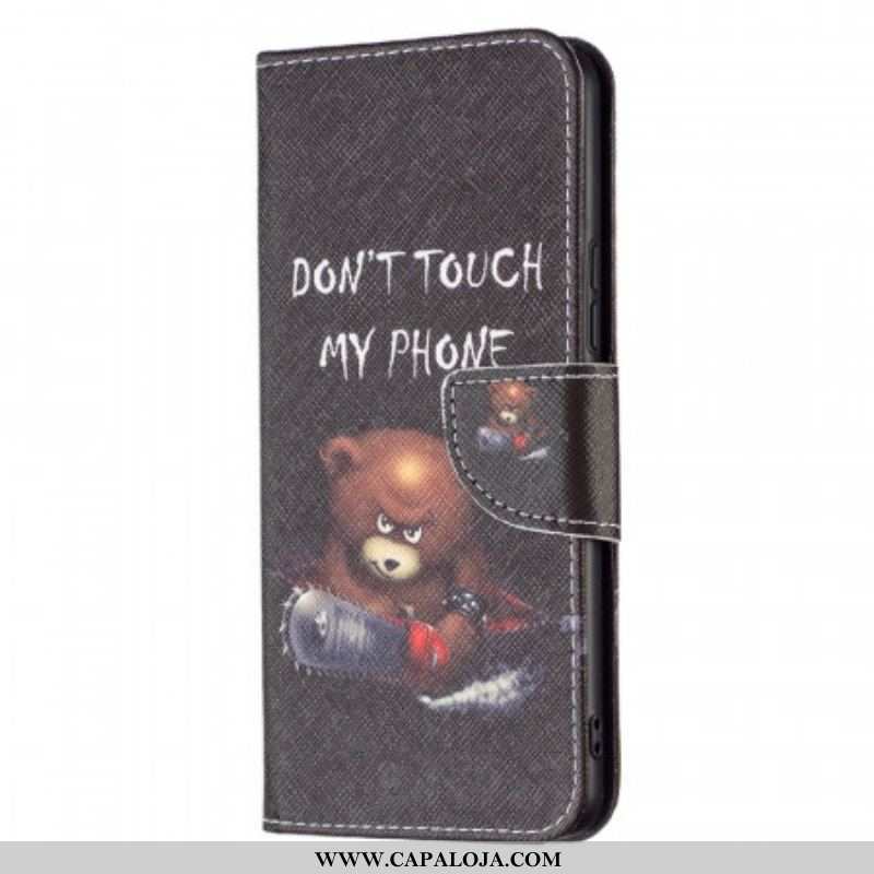 Capa Flip Para Samsung Galaxy A53 5G Urso Perigoso