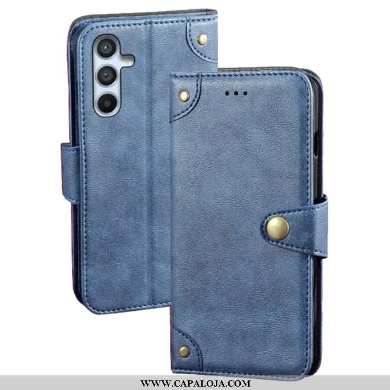 Capa Flip Para Samsung Galaxy A54 5G Vintage Idewei