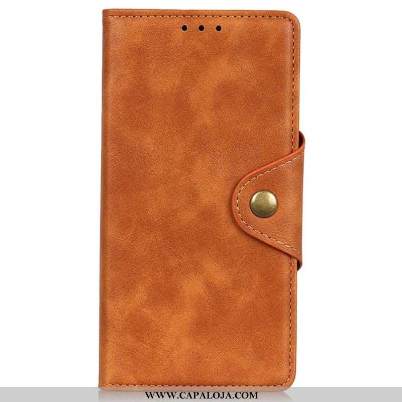 Capa Flip Para Samsung Galaxy M13 Botão De Fecho