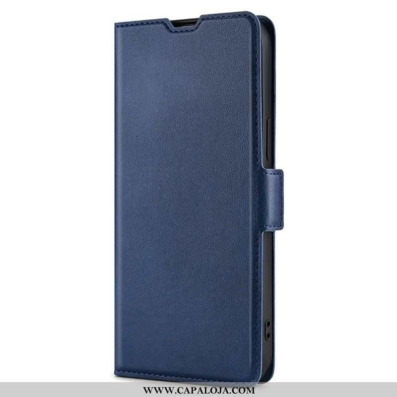 Capa Flip Para Samsung Galaxy M13 Couro Falso Ultrafino