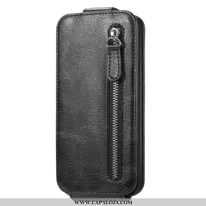 Capa Flip Para Samsung Galaxy M13 De Couro Porta-moedas Com Aba Vertical