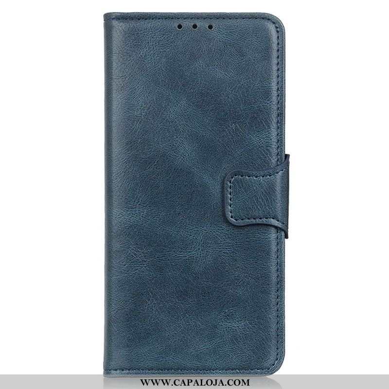 Capa Flip Para Samsung Galaxy M23 5G Fecho Reversível Efeito Couro