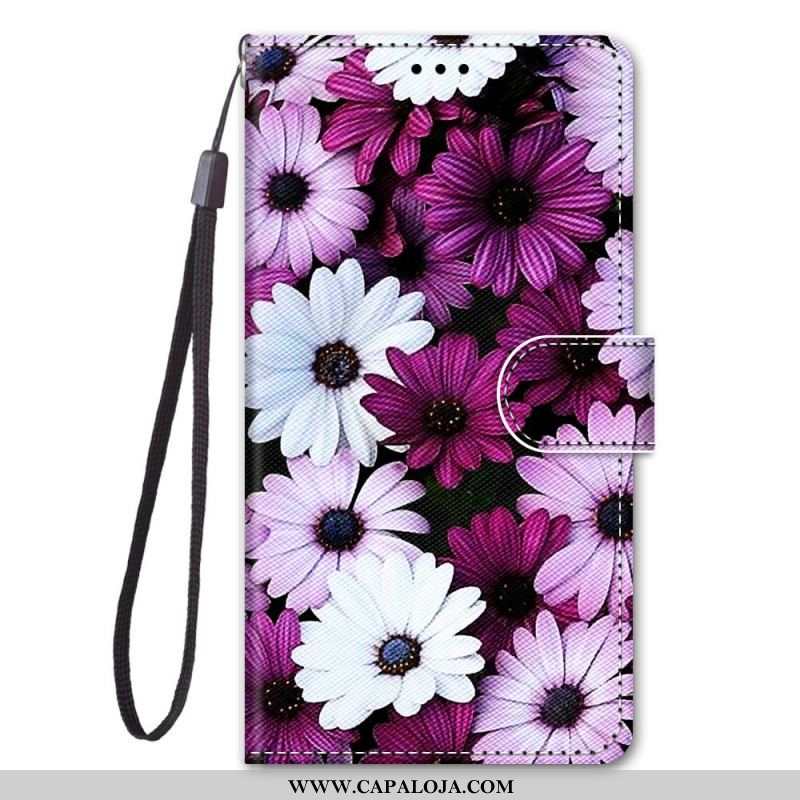 Capa Flip Para Samsung Galaxy M23 5G Maravilha Floral