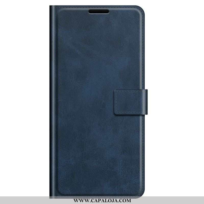 Capa Flip Para Samsung Galaxy M32 Couro Sintético Fino