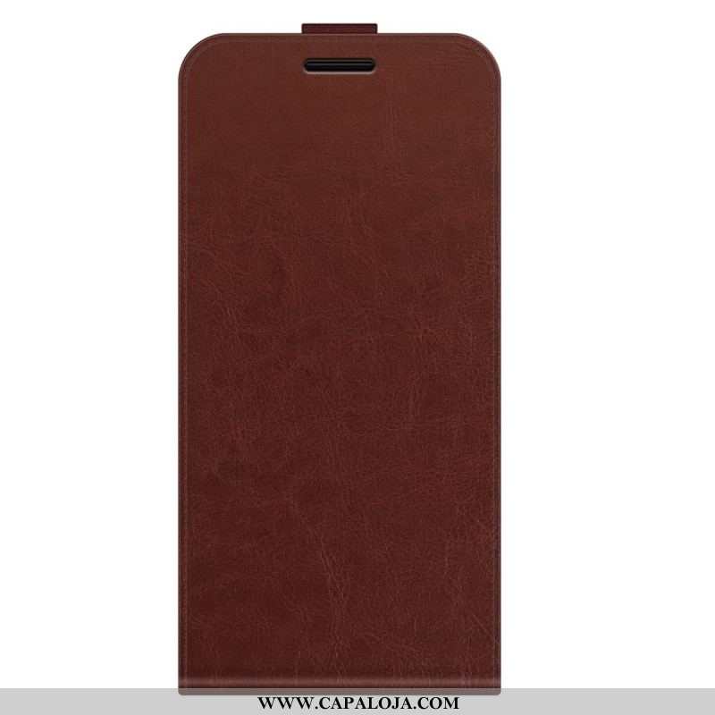 Capa Flip Para Samsung Galaxy M32 De Couro Aba Vertical Efeito Couro