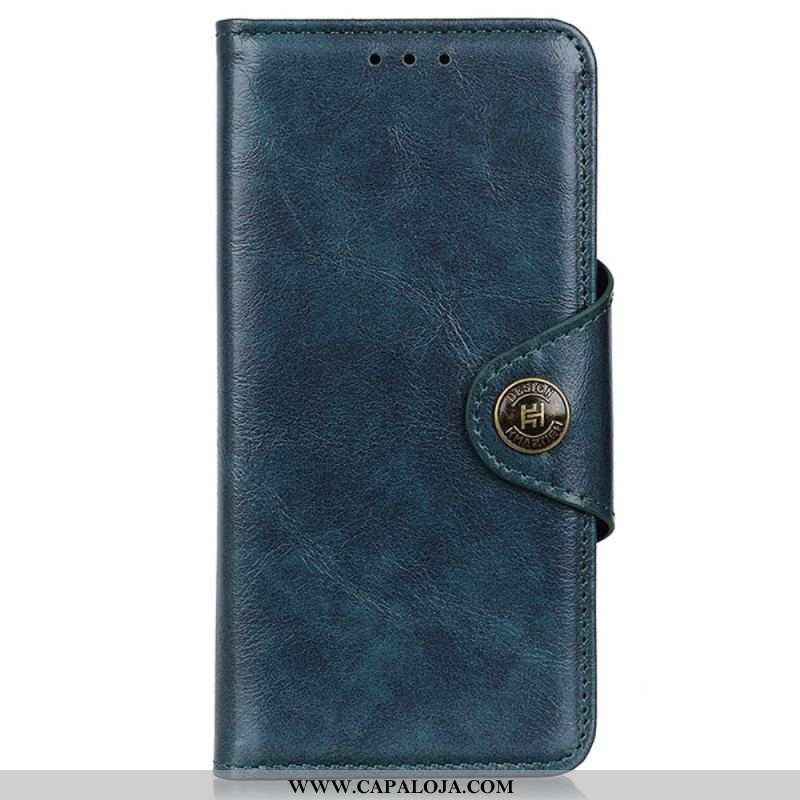 Capa Flip Para Samsung Galaxy M33 5G Khazneh Envernizado