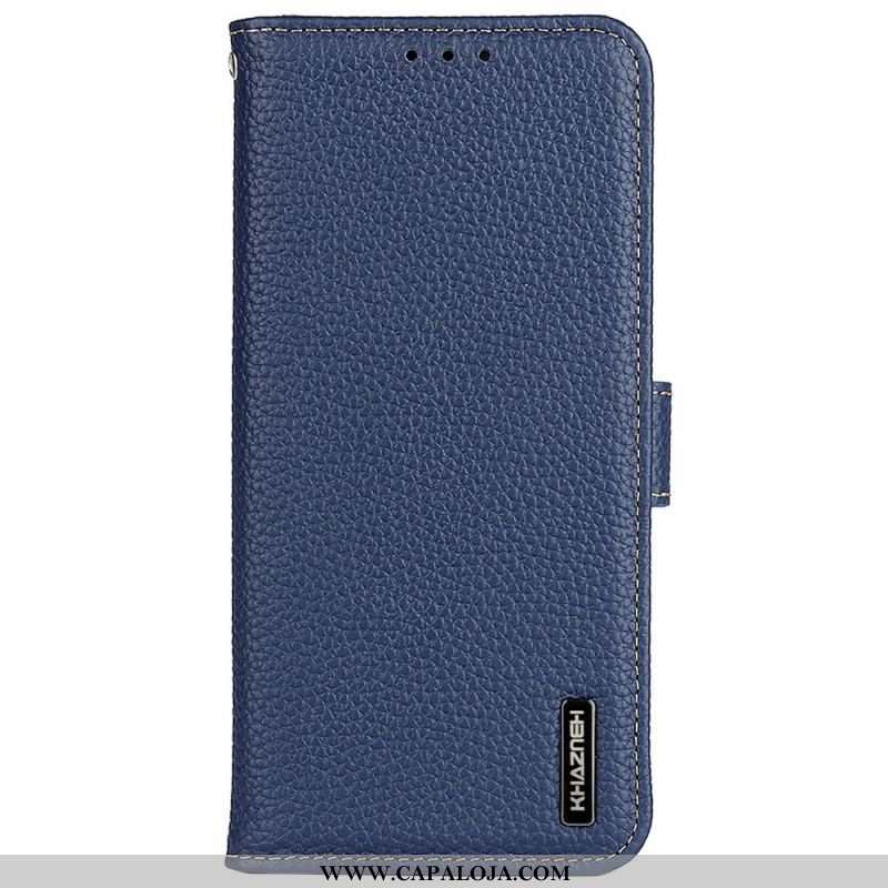 Capa Flip Para Samsung Galaxy M33 5G Khazneh Lichia Couro