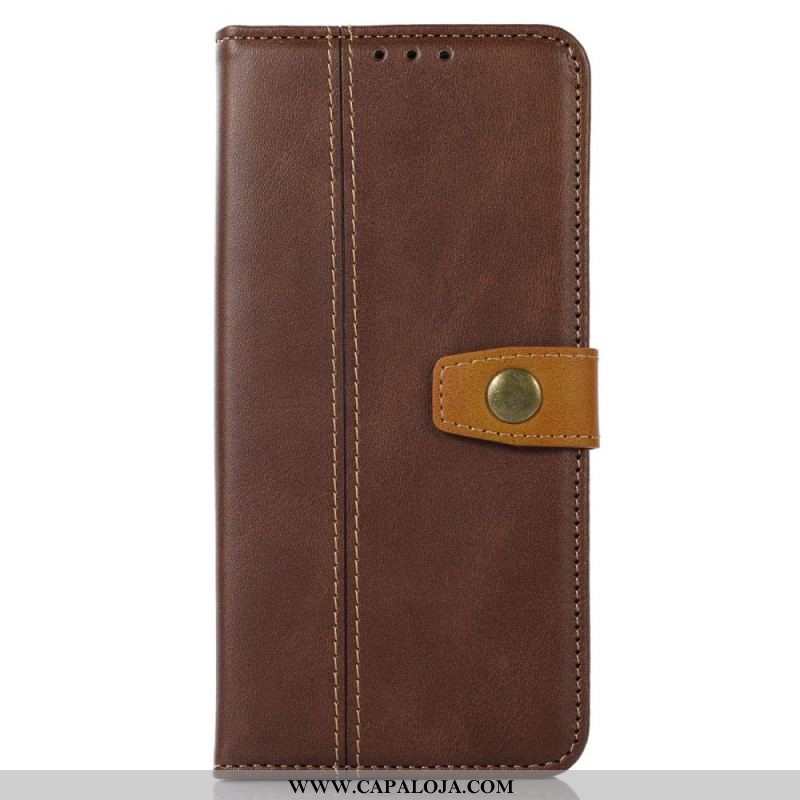 Capa Flip Para Samsung Galaxy M53 5G Alça Vintage