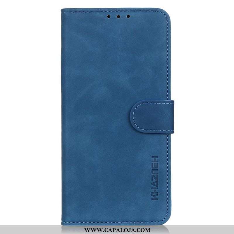 Capa Flip Para Samsung Galaxy M53 5G Efeito Couro Vintage Khazneh