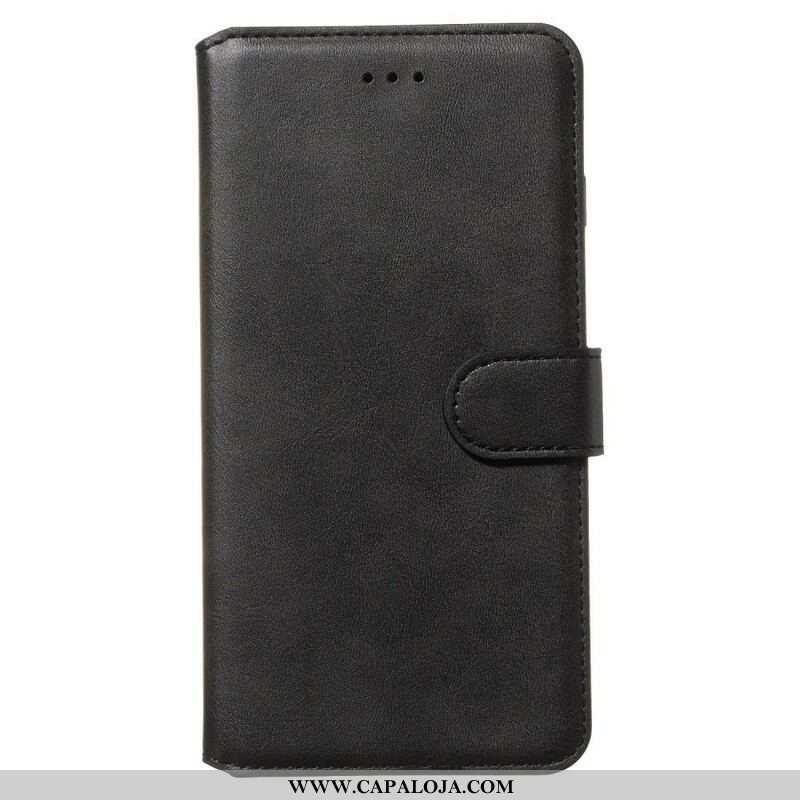 Capa Flip Para Samsung Galaxy S20 Plus / S20 Plus 5G Efeito De Couro Fosco