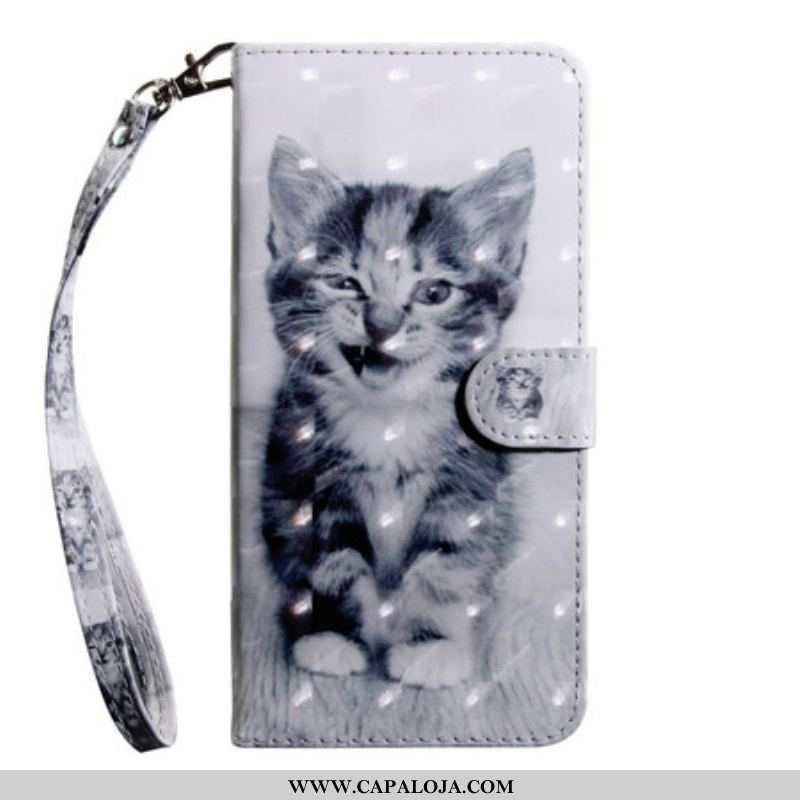 Capa Flip Para Samsung Galaxy S21 5G Inácio. O Gatinho