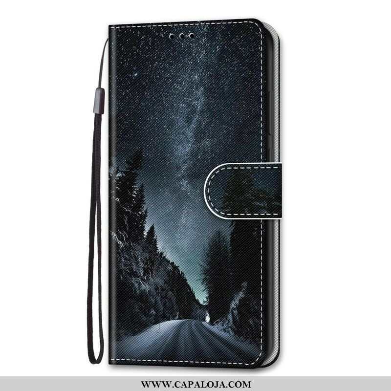 Capa Flip Para Samsung Galaxy S21 Plus 5G Natureza Misteriosa