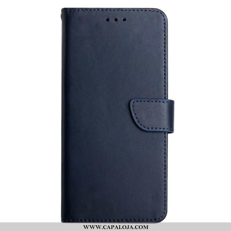 Capa Flip Para Samsung Galaxy S22 5G Couro Napa Genuíno