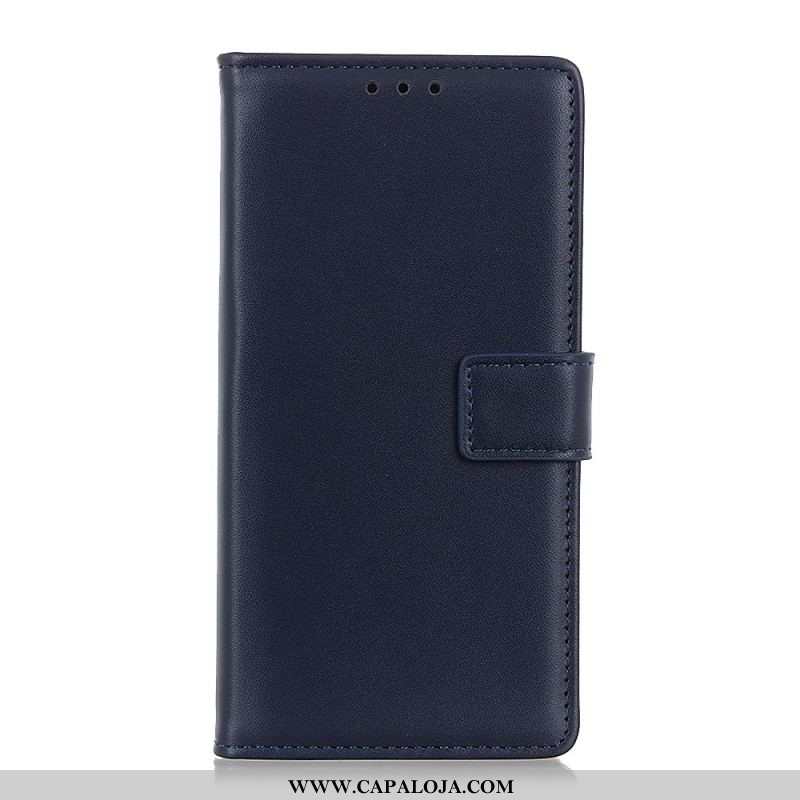 Capa Flip Para Samsung Galaxy S22 5G Couro Sintético Liso