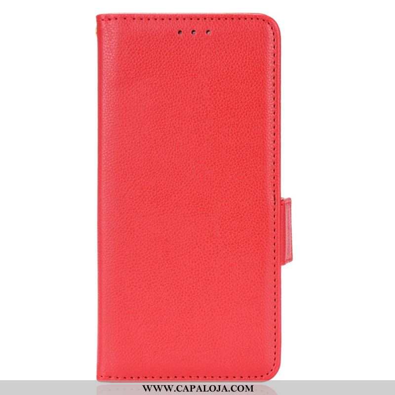 Capa Flip Para Samsung Galaxy S22 Plus 5G Estilo Couro Design Lichia