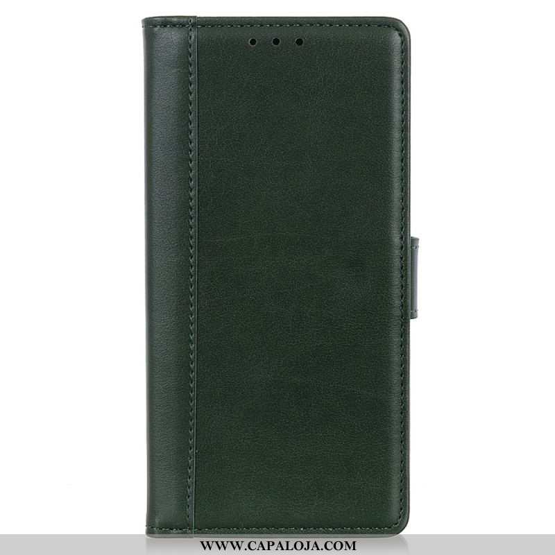 Capa Flip Para Samsung Galaxy S22 Ultra 5G Estilo Couro Elegância