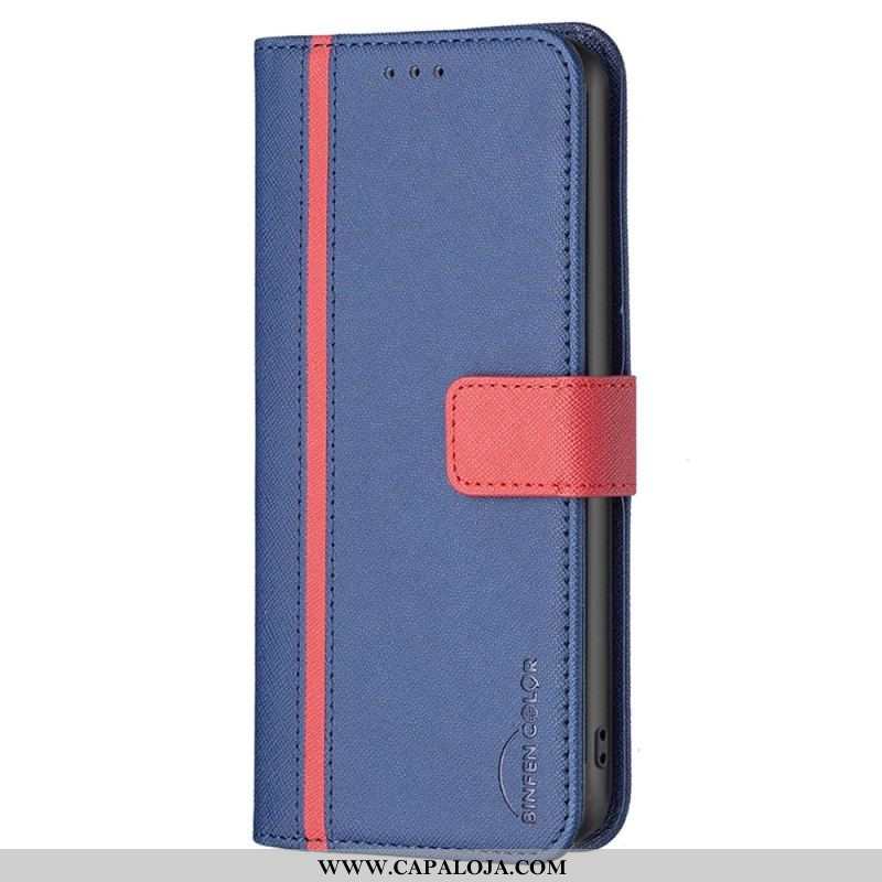 Capa Flip Para Samsung Galaxy S23 5G Cor Binfen De Dois Tons