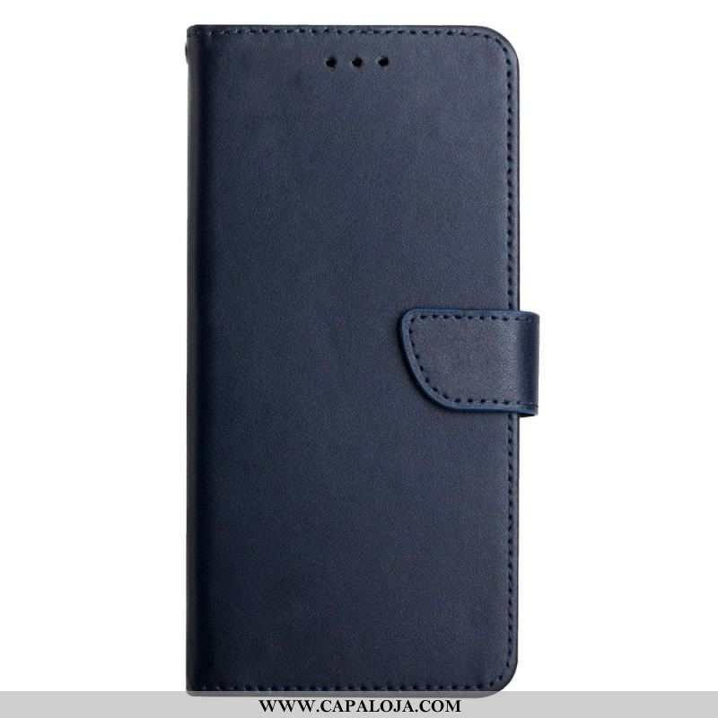 Capa Flip Para Samsung Galaxy S23 5G Couro Napa Genuíno