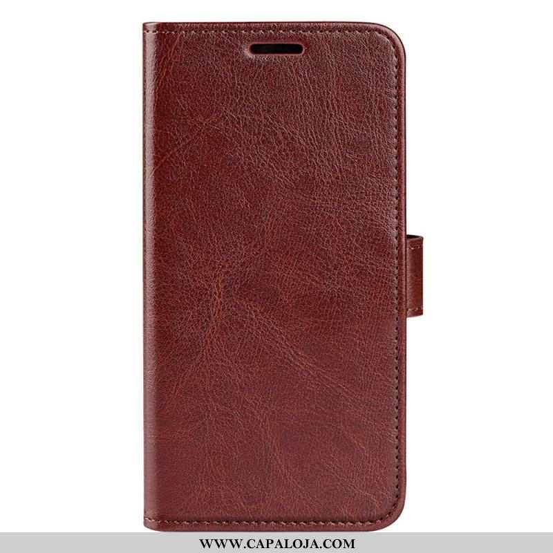 Capa Flip Para Sony Xperia 1 IV Couro Falso Vintage