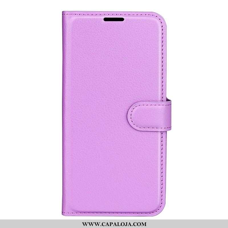 Capa Flip Para Sony Xperia 1 IV Lichia Clássica