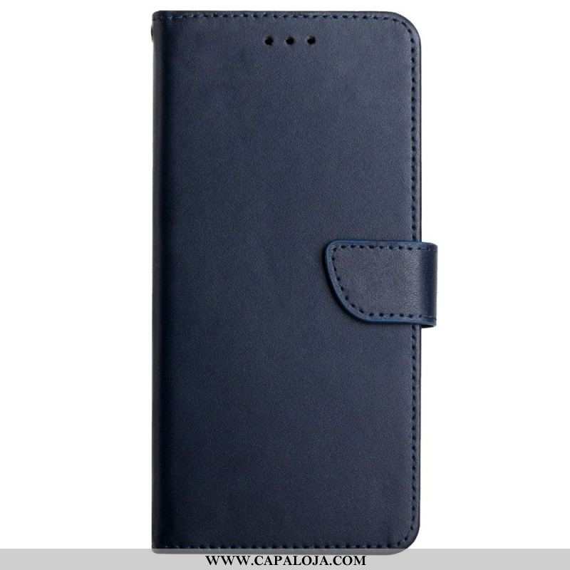 Capa Flip Para Sony Xperia 10 IV Couro Napa Genuíno