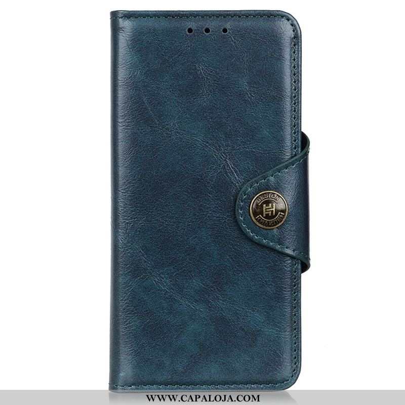 Capa Flip Para Sony Xperia 5 IV Botão De Fecho