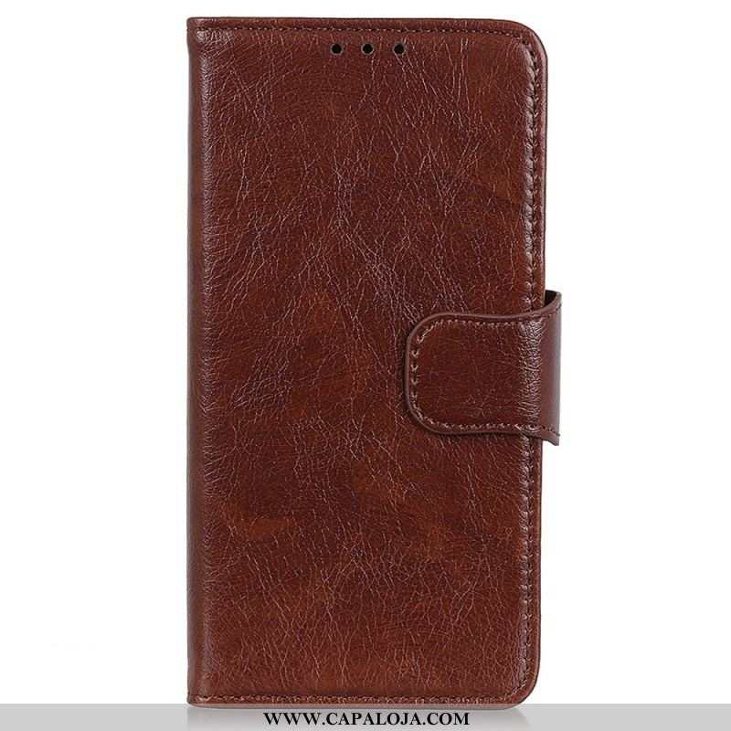 Capa Flip Para Sony Xperia 5 IV Couro Nappa Dividido