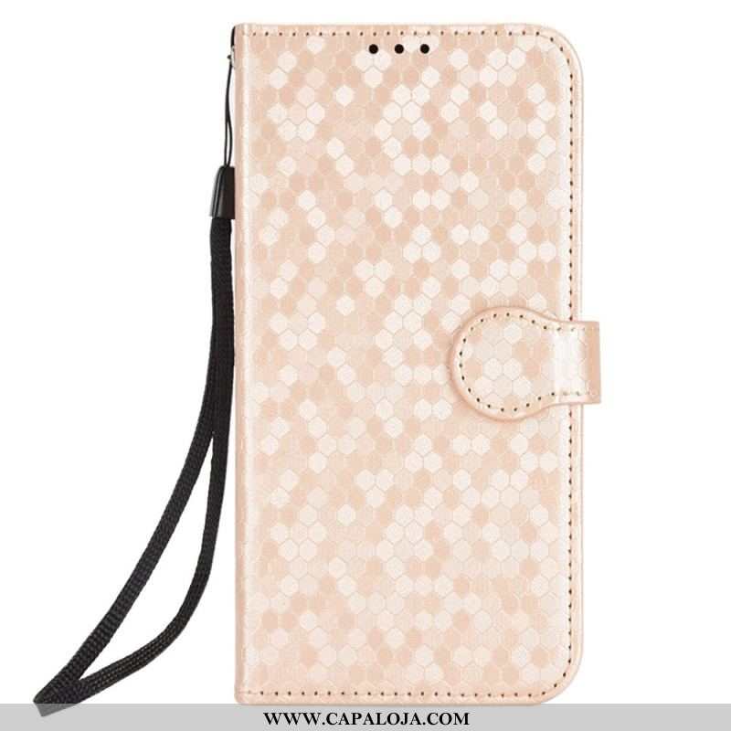 Capa Flip Para Sony Xperia 5 IV De Cordão Design Strappy 3d