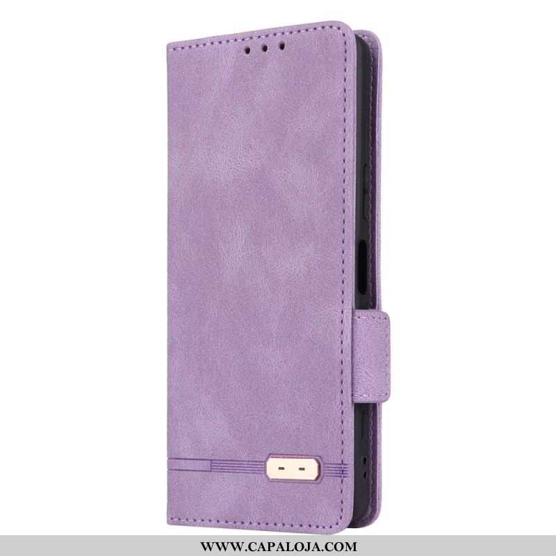 Capa Flip Para Sony Xperia 5 IV Elegância Sutil