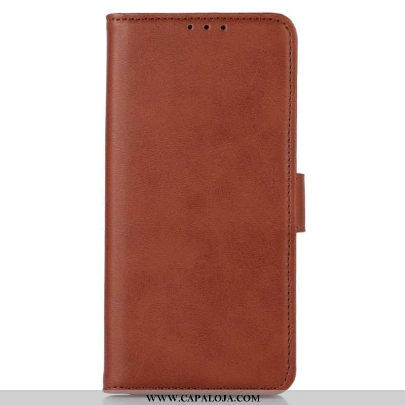 Capa Flip Para Sony Xperia 5 IV Estilo Clássico De Couro