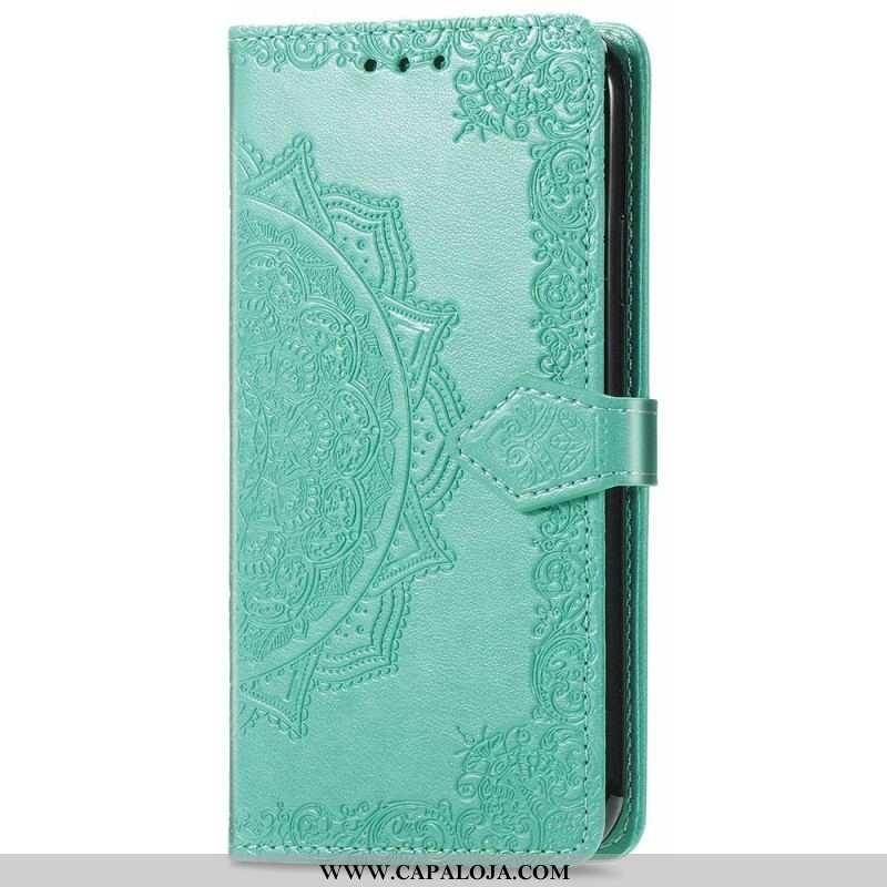 Capa Flip Para Xiaomi 12 / 12X Mandala Idade Média