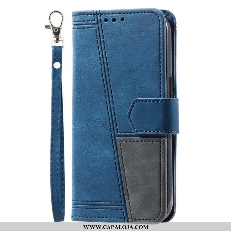 Capa Flip Para Xiaomi 12 / 12X Rfid Com Cordão