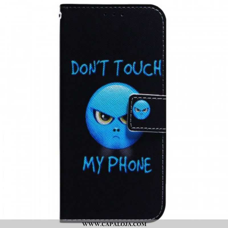 Capa Flip Para Xiaomi 12 Pro Emoji Telefone