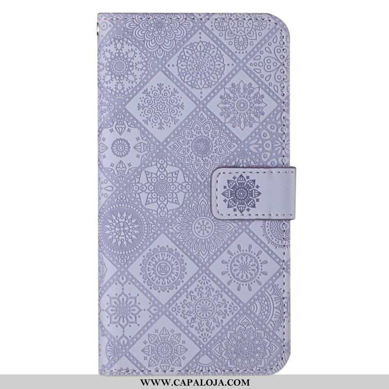 Capa Flip Para Xiaomi 12T / 12T Pro Estampa Floral