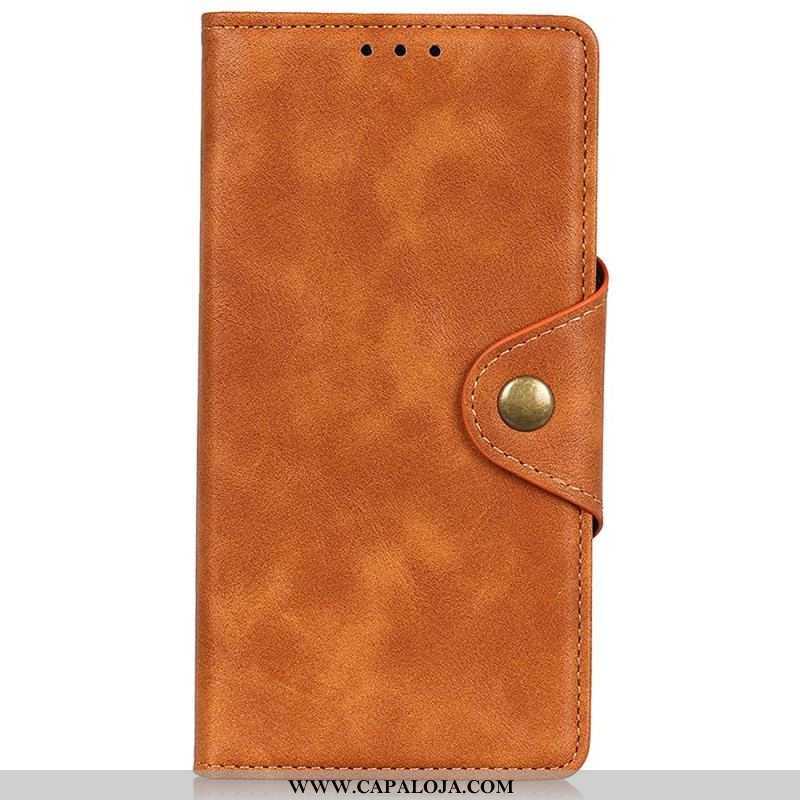 Capa Flip Para Xiaomi 13 Botão Magnético