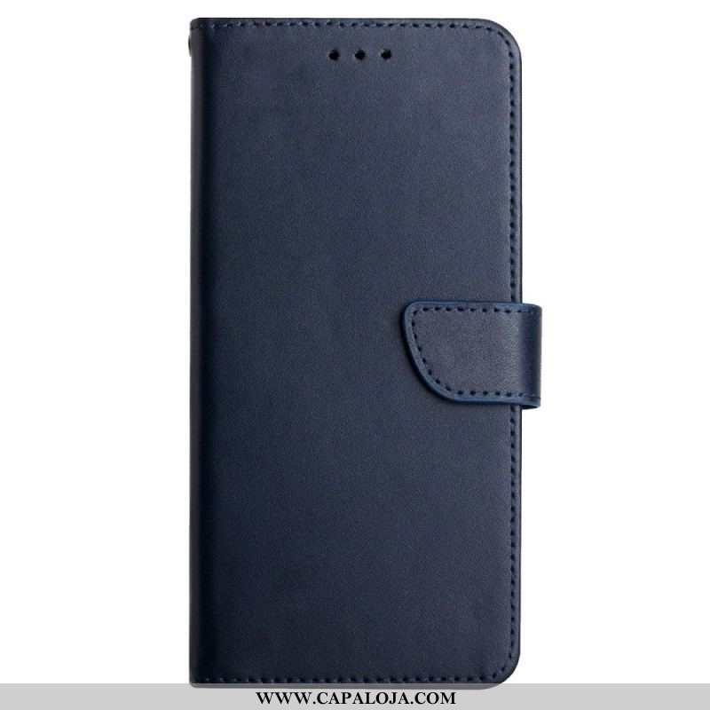 Capa Flip Para Xiaomi 13 Couro Napa Genuíno