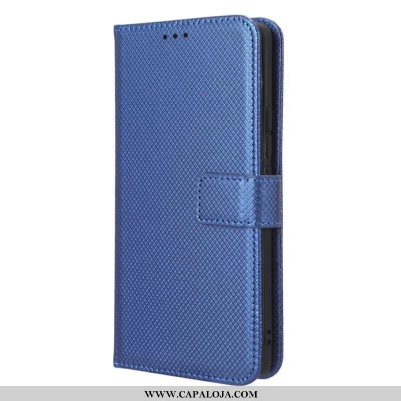 Capa Flip Para Xiaomi 13 De Cordão Couro Falso Estiloso Com Tiras