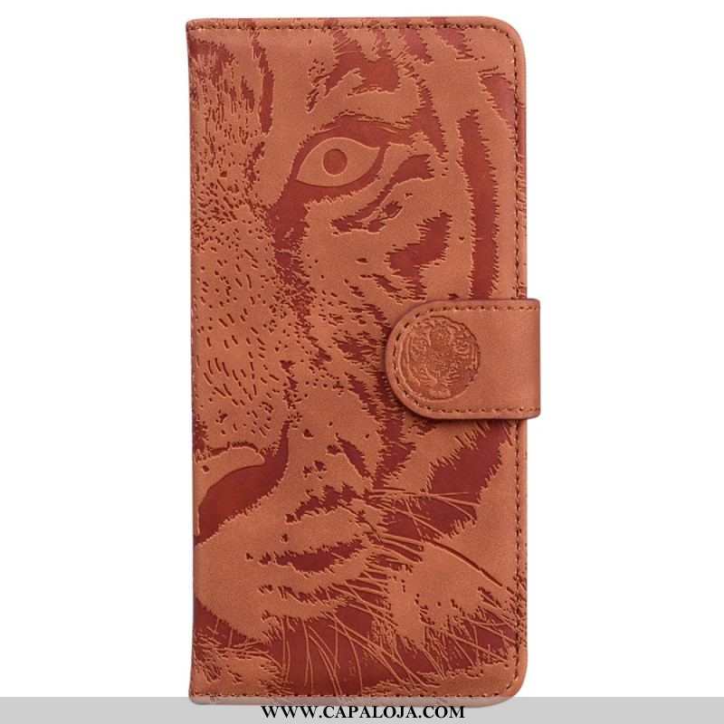 Capa Flip Para Xiaomi 13 Pegada De Tigre