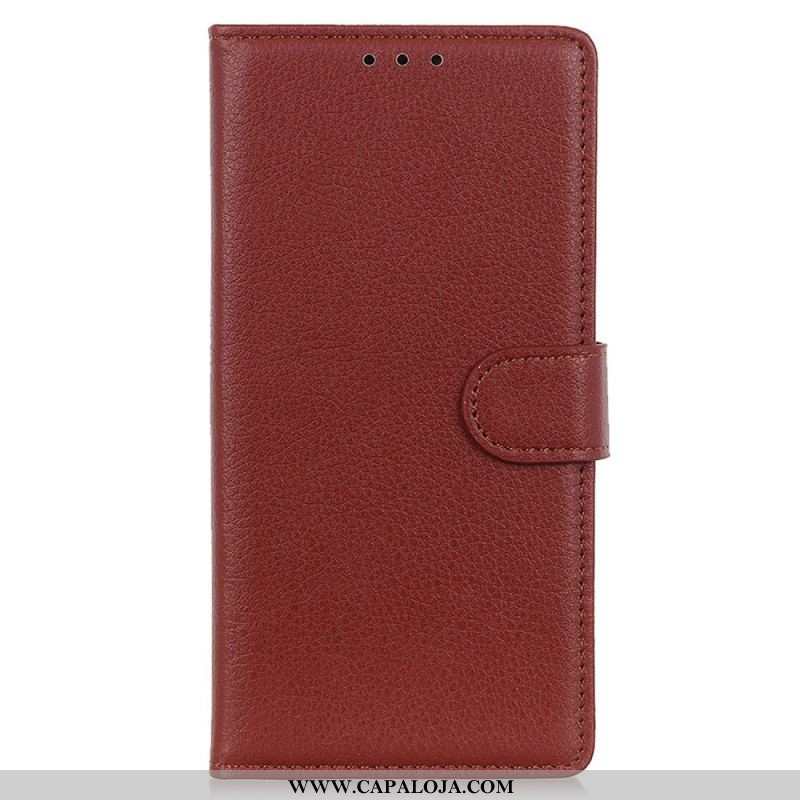 Capa Flip Para Xiaomi 13 Pro Couro Falso Tradicional