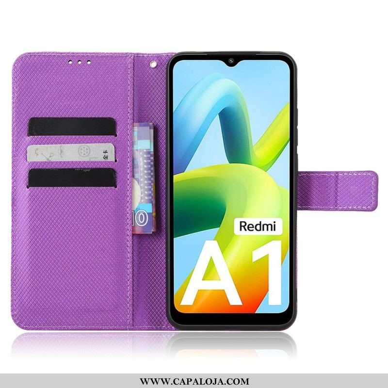 Capa Flip Para Xiaomi Redmi A1 De Cordão Seleção De Correia