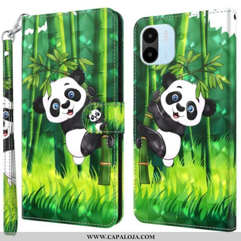 Capa Flip Para Xiaomi Redmi A1 Panda E Bambu