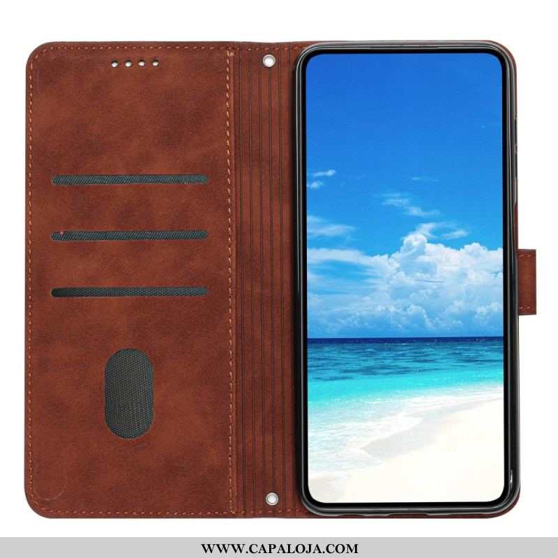 Capa Flip Para Xiaomi Redmi A1 Sorria Com Cordão